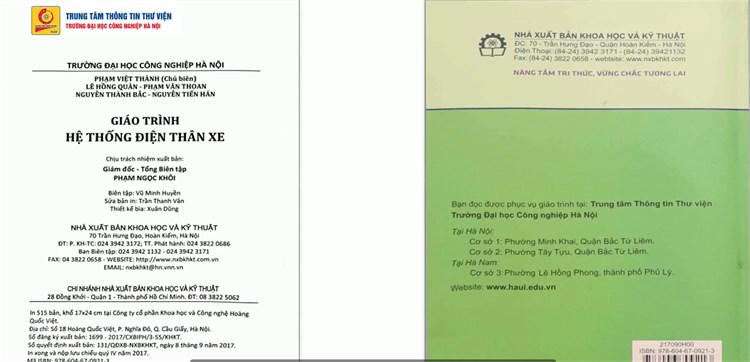 Đọc sách cùng bạn: Hệ thống điện thân xe