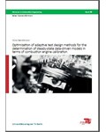 Optimization of adaptive test design methods for the determination of steady-state data-driven models in terms of combustion engine calibration