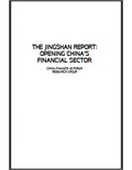 The Jingshan Report:Opening China's Financial Sector