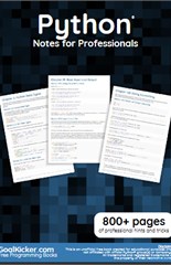 Python Notes for Professionals