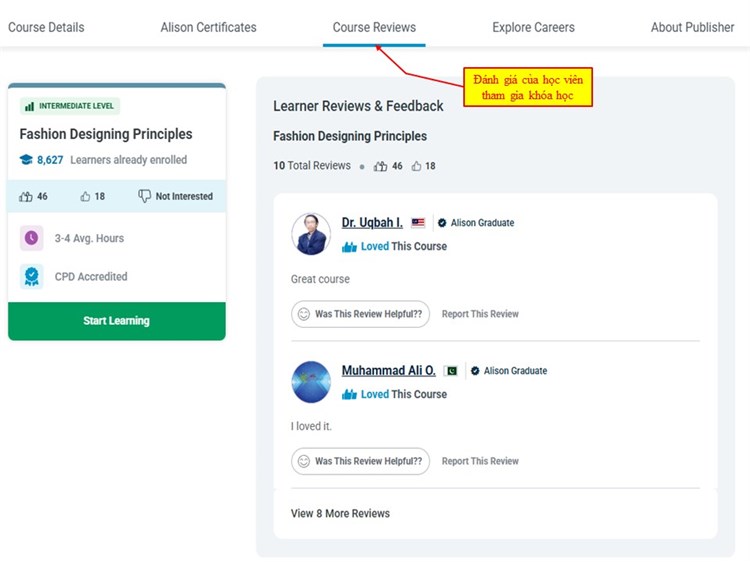 [Alison] Giới thiệu khóa học mở miễn phí `Fashion Designing Principles – Nguyên tắc Thiết kế Thời trang: Biến đam mê thành sự nghiệp trong thế giới thời trang chuyên nghiệp`