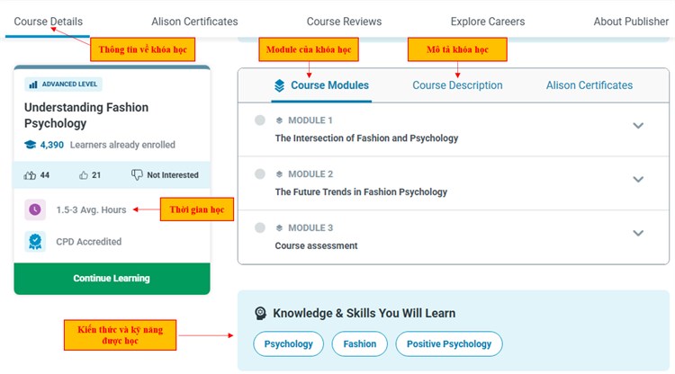 [Alison] Khóa học “Understanding Fashion Psychology” – Hiểu về tâm lý thời trang