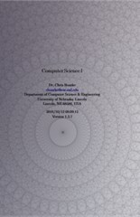 Computer Science I - Version 1.3.7
