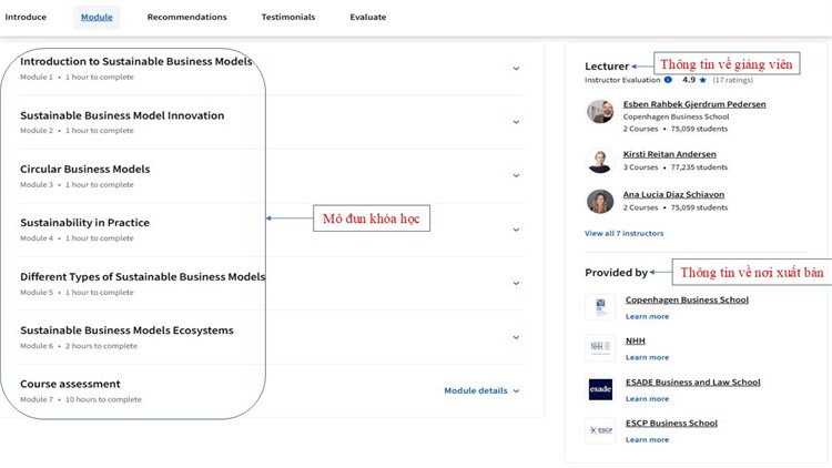 [Coursera] Khóa học “Business Models For Sustainability – Mô hình kinh doanh hướng tới sự bền vững” hoàn toàn miễn phí.