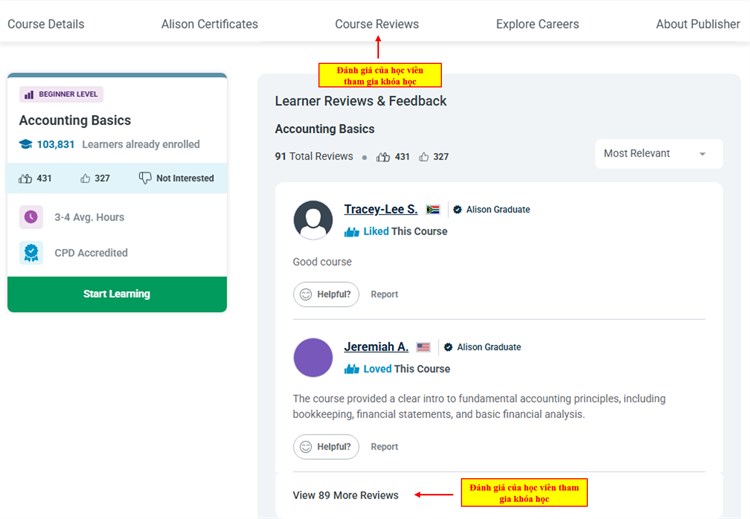 [Alison] Giới thiệu về khóa học mở miễn phí “Accounting Basics` - Nhập môn Kế toán