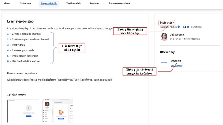 [Coursena] Khóa học “Small Business Marketing Using YouTube ” của Coursena