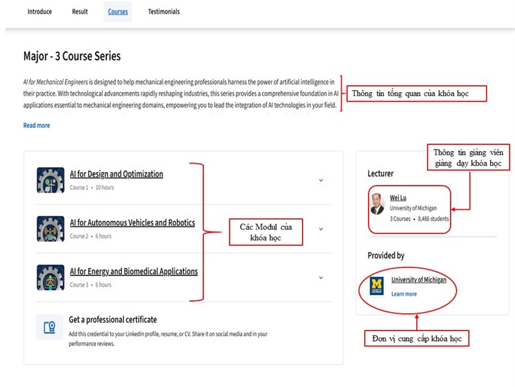 Coursera: Khóa học `Chuyên ngành AI dành cho Kỹ sư cơ khí (AI for Mechanical Engineers)`