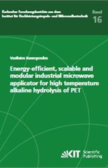 Energy-efficient, scalable and modular industrial microwave applicator for high temperature alkaline hydrolysis of PET