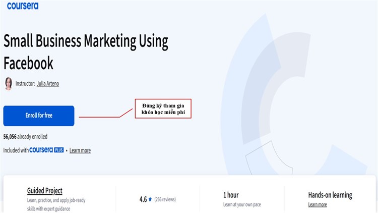 [Coursena] Giới thiệu khóa học “Small Business Marketing Using Facebook” – Tiếp thị doanh nghiệp nhỏ bằng Facebook