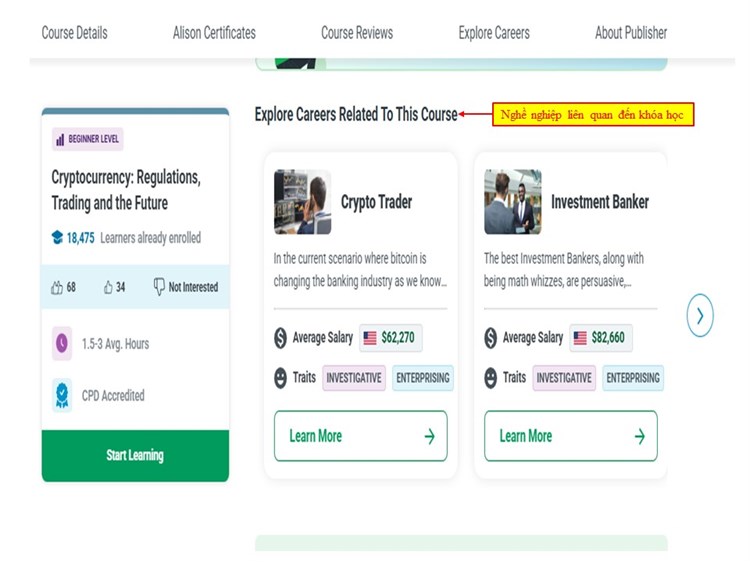 [Alison] Giới thiệu khóa học miễn phí: Cryptocurrency: Regulations, Trading and the Future = Tiền điện tử: Quy định, giao dịch và tương lai.