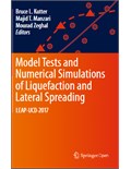 Model Tests and Numerical Simulations of Liquefaction and Lateral Spreading