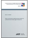 Photon upconversion heterostructures made from surface-anchored metal-organic frameworks