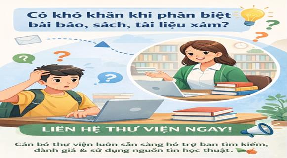 [Góc tư vấn] Một số tình huống thường gặp của bạn đọc khi phân biệt bài báo, sách, tài liệu xám