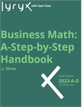 Business Math: A Step-by-Step Handbook (2023-A-D)
