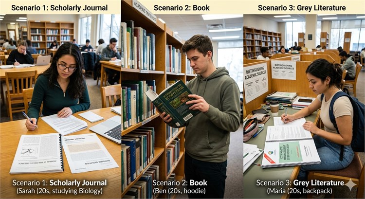 [Góc tư vấn] Một số tình huống thường gặp của bạn đọc khi phân biệt bài báo, sách, tài liệu xám