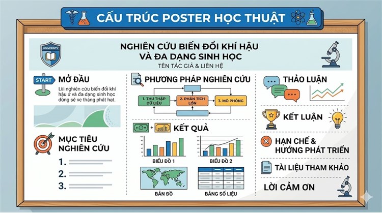 [GÓC TƯ VẤN] THIẾT KẾ POSTER HỌC THUẬT: CÂN BẰNG NỘI DUNG VÀ HÌNH THỨC