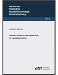 Seismic soil structure interaction of navigation locks