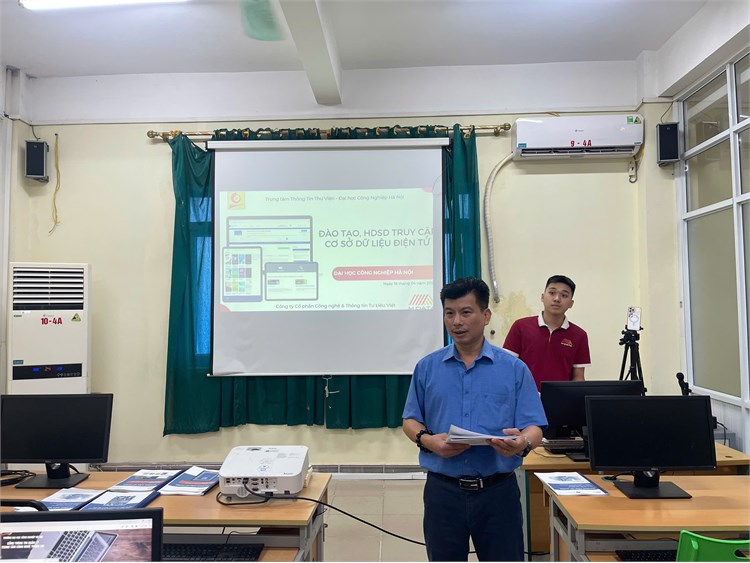 Thư viện Đại học Công nghiệp Hà Nội tiếp nhận 4 cơ sở dữ liệu quốc tế phục vụ đào tạo và nghiên cứu