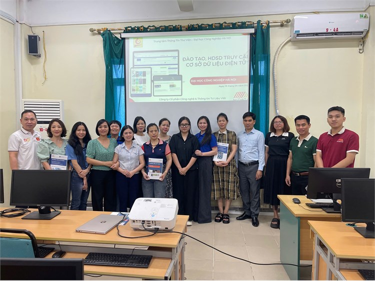 Thư viện Đại học Công nghiệp Hà Nội tiếp nhận 4 cơ sở dữ liệu quốc tế phục vụ đào tạo và nghiên cứu