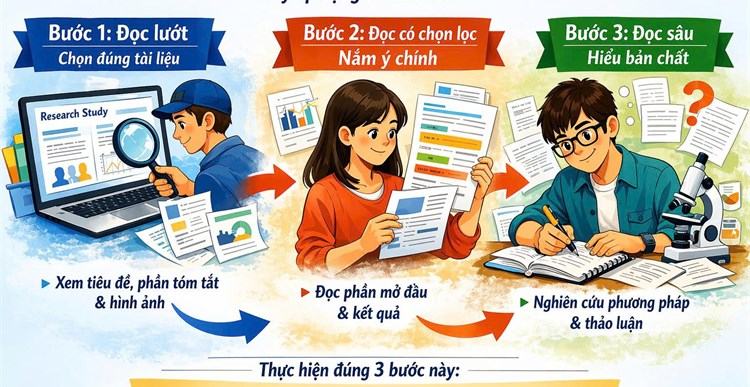 [GÓC TƯ VẤN] CÁCH ĐỌC HIỂU BÀI BÁO KHOA HỌC HIỆU QUẢ CHO SINH VIÊN