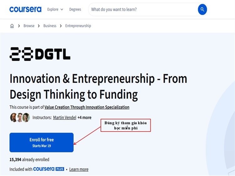 [Coursera] Innovation & Entrepreneurship – From Design Thinking to Funding - Đổi mới và Khởi nghiệp – Từ Tư duy Thiết kế đến Nguồn vốn