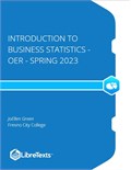 Introduction to Business Statistics - OER - Spring 2023