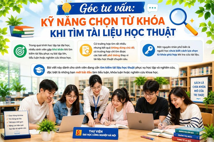 [GÓC TƯ VẤN] Kỹ năng chọn từ khóa khi tìm tài liệu học thuật