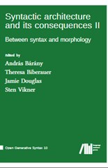 Syntactic architecture and its consequences II: Between syntax and morphology