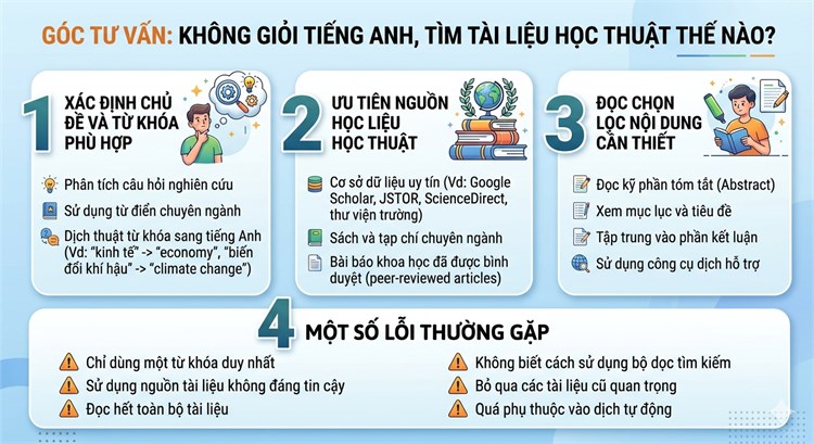Góc tư vấn: Kỹ năng tìm tài liệu tiếng Anh cho sinh viên.