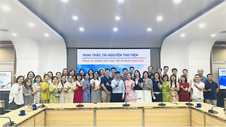 Đại học Công nghiệp Hà Nội tập huấn khai thác tài nguyên thông tin phục vụ giảng dạy, học tập và nghiên cứu khoa học năm 2026