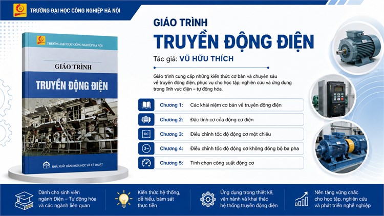 [Đọc sách cùng bạn] Giáo trình truyền động điện