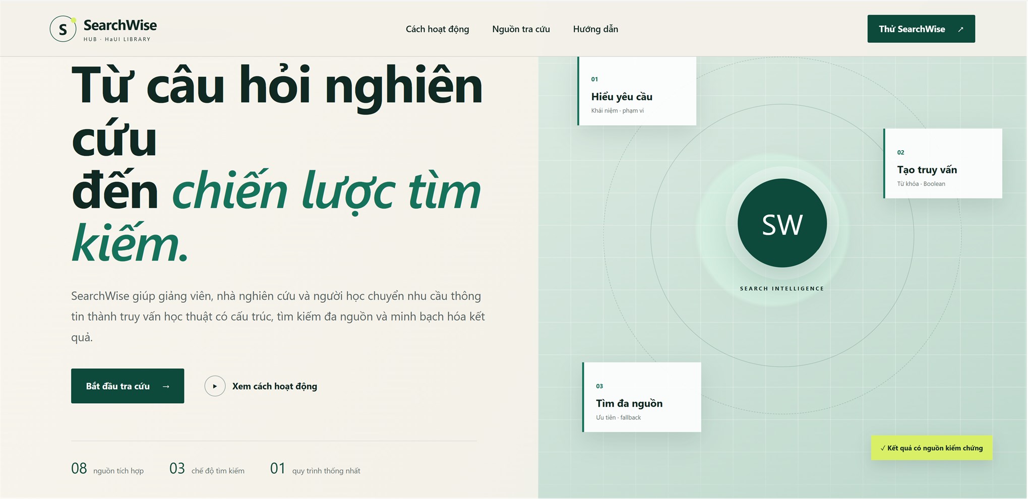 SearchWise HauUI Hub