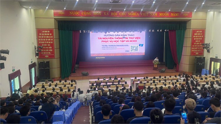 Thư viện HaUI đồng hành cùng tân sinh viên K21 hình thành năng lực khai thác thông tin