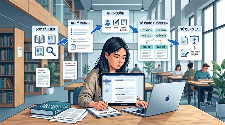 [Góc tư vấn] Đọc xong, ghi chép thế nào để nhớ và sử dụng lại khi cần?