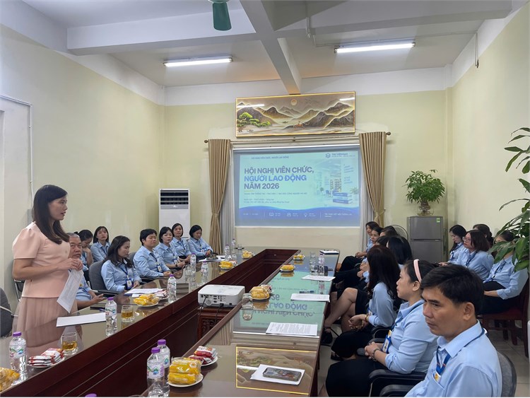 Trung tâm Thông tin - Thư viện, Đại học Công nghiệp Hà Nội tổ chức Hội nghị Viên chức, người lao động năm 2026