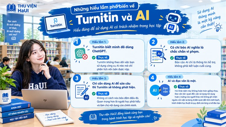 [Góc tư vấn] Turnitin có phát hiện AI không? Hiểu đúng để sử dụng AI có trách nhiệm trong học tập