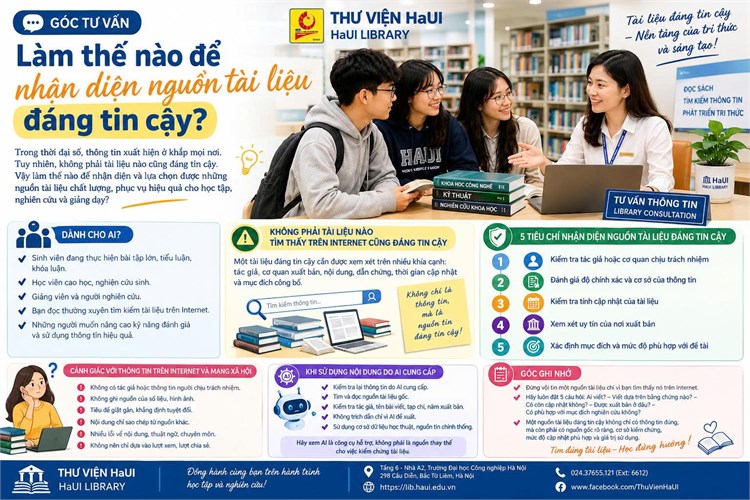 [Góc tư vấn] Làm thế nào để nhận diện nguồn tài liệu đáng tin cậy?