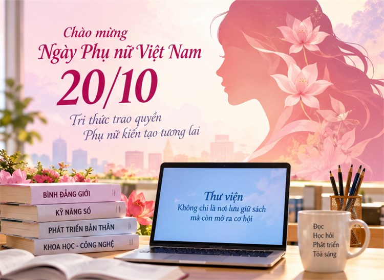 Từ trang sách đến không gian số: Thư viện đồng hành cùng phụ nữ Việt Nam trên hành trình tri thức và bình đẳng