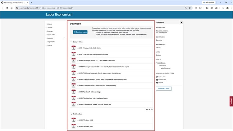 MIT OpenCourseWare – Kho học liệu mở từ Viện Công nghệ Massachusetts