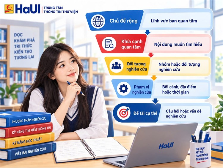 [Góc tư vấn] Từ một chủ đề rộng đến đề tài nghiên cứu cụ thể: bắt đầu từ đâu?