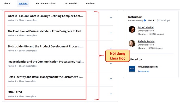 [Coursera] Khóa học “Management of Fashion and Luxury Companies” – Quản trị doanh nghiệp thời trang và hàng xa xỉ