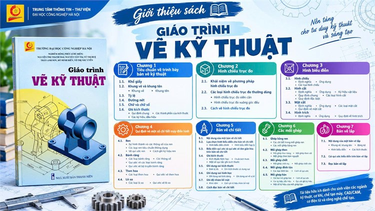 [ĐỌC SÁCH CÙNG BẠN] GIÁO TRÌNH “VẼ KỸ THUẬT”