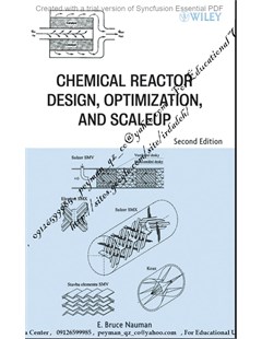 Chemical Reactor Design, Optimization, and Scaleup Second Edition