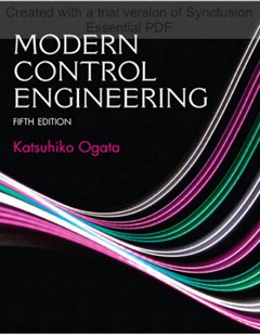 Modern control engineering: Fifth edition