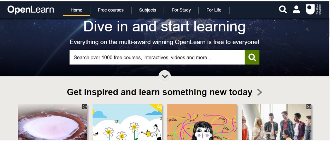 OpenLearn – Một nền tảng học tập miễn phí