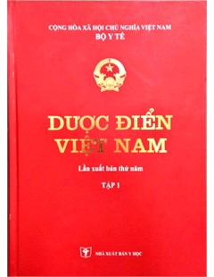 Dược điển Việt Nam tập 1