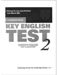 Cambridge Key English Test 2