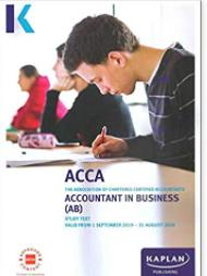 Accountant in business (AB/FAB) ACCA diploma in accounting and business (RQF Level 4) Study text