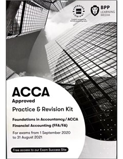 Financial accounting (FFA/FA): Practice & Revision Kit 