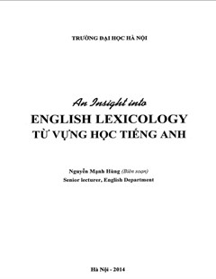 English Lexicology (Từ vựng học Tiếng Anh)